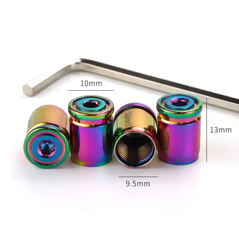 Creative Anti-Theft Tire Valve Caps – Stainless Steel Universal Air Dust Covers