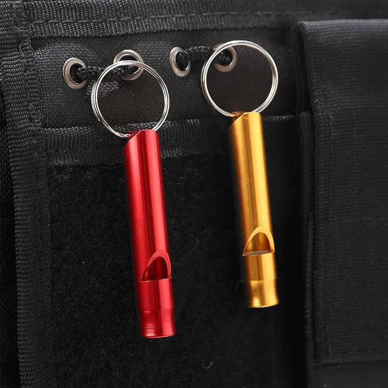 Aluminum Survival Whistle – Loud Emergency Signal Whistle for Hiking, Camping, Outdoor Safety & Rescue