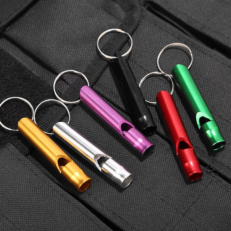 Aluminum Survival Whistle – Loud Emergency Signal Whistle for Hiking, Camping, Outdoor Safety & Rescue
