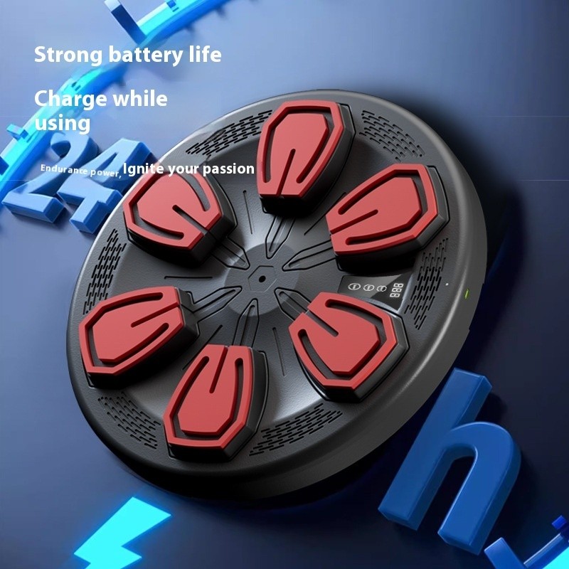 Smart Music Boxing Machine – Wall-Mounted LED Boxing Target with Speed & Mode Adjustment