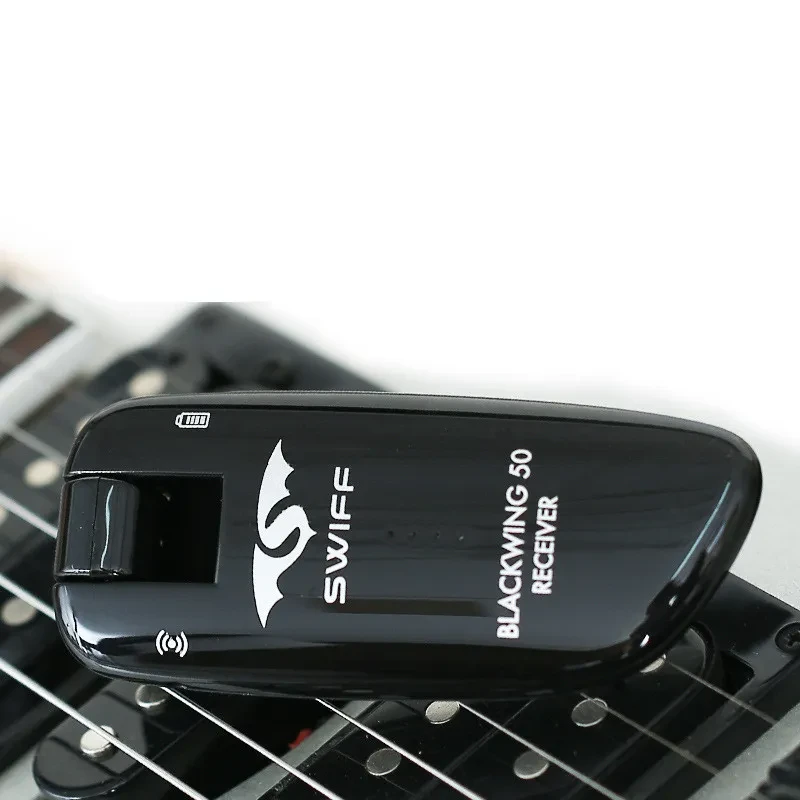 WS-50 Wireless Guitar Transmitter Receiver | UHF 100 Channel Audio System for Electric Guitar, Bass & Musical Instruments