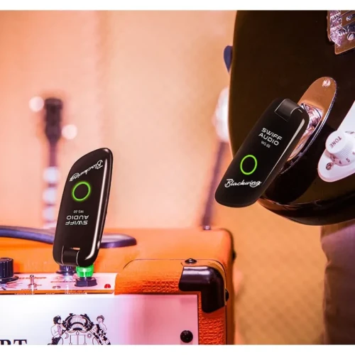 WS-50 Wireless Guitar Transmitter Receiver | UHF 100 Channel Audio System for Electric Guitar, Bass & Musical Instruments