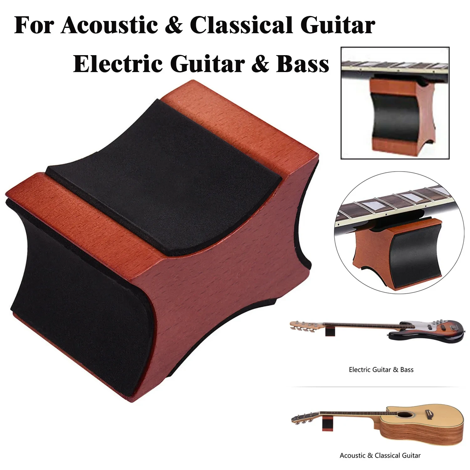 Folk Classical Guitar Neck Holder – Acoustic Guitar Neck Rest Stand