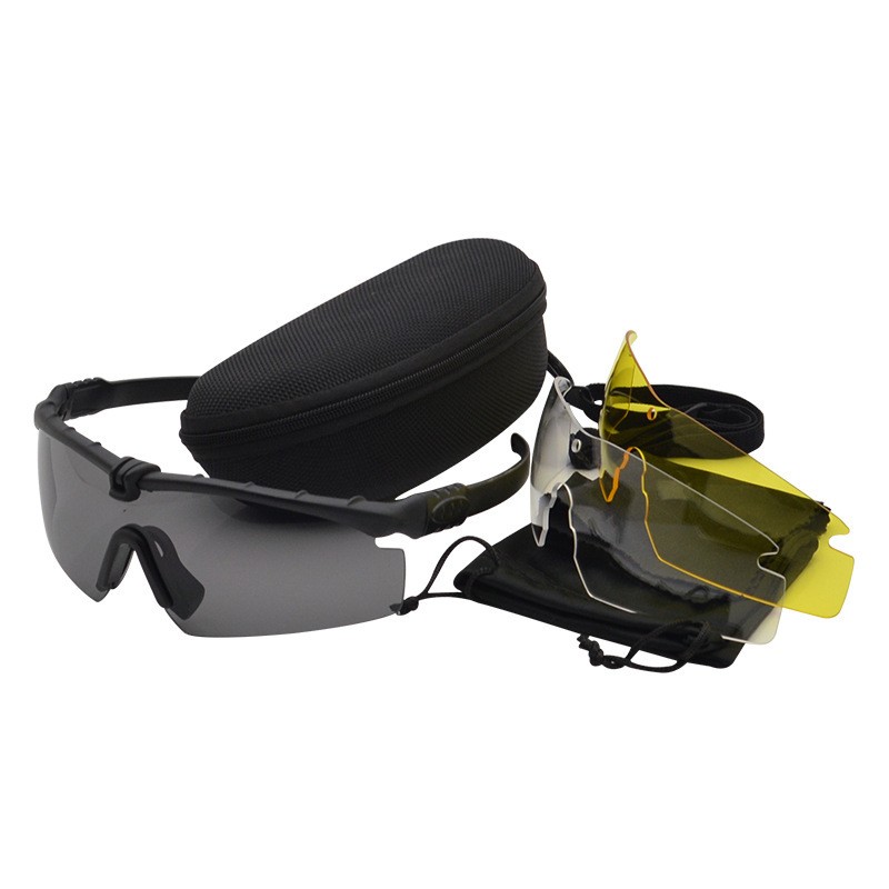 RTS Shooting Glasses – Night Vision Tactical Sunglasses for Men, Anti-UV & Dust Protection