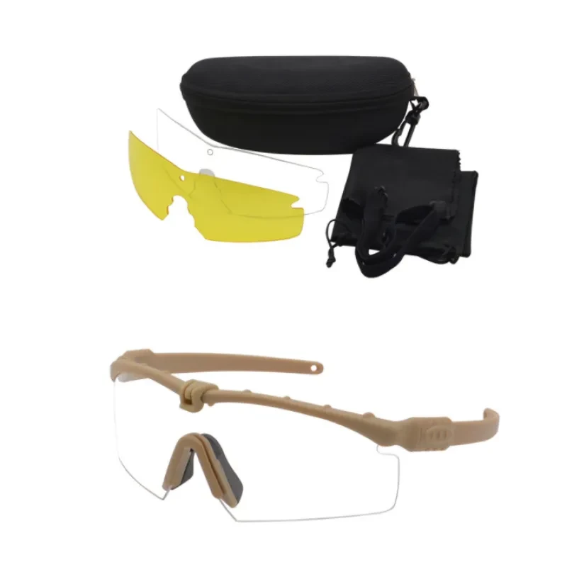 RTS Shooting Glasses – Night Vision Tactical Sunglasses for Men, Anti-UV & Dust Protection