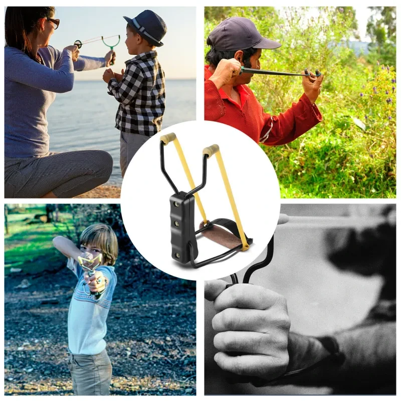 Compact Folding Slingshot – Outdoor Hunting Catapult with Wrist Support
