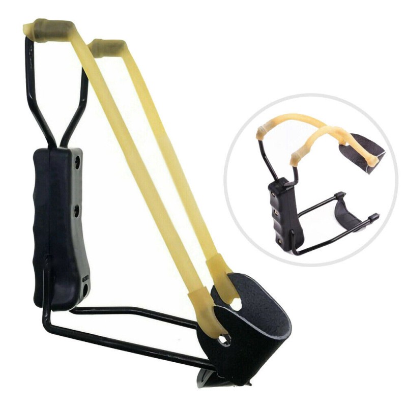 Compact Folding Slingshot – Outdoor Hunting Catapult with Wrist Support