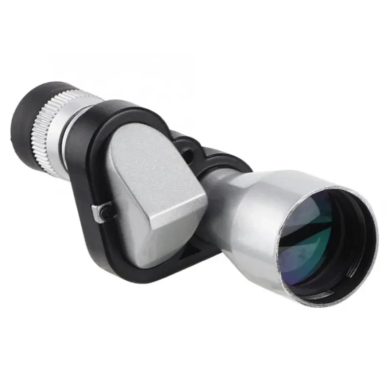 Low Light Night Vision Outdoor Monocular Telescope – 8x20 Optical Green Film with Phone Adapter