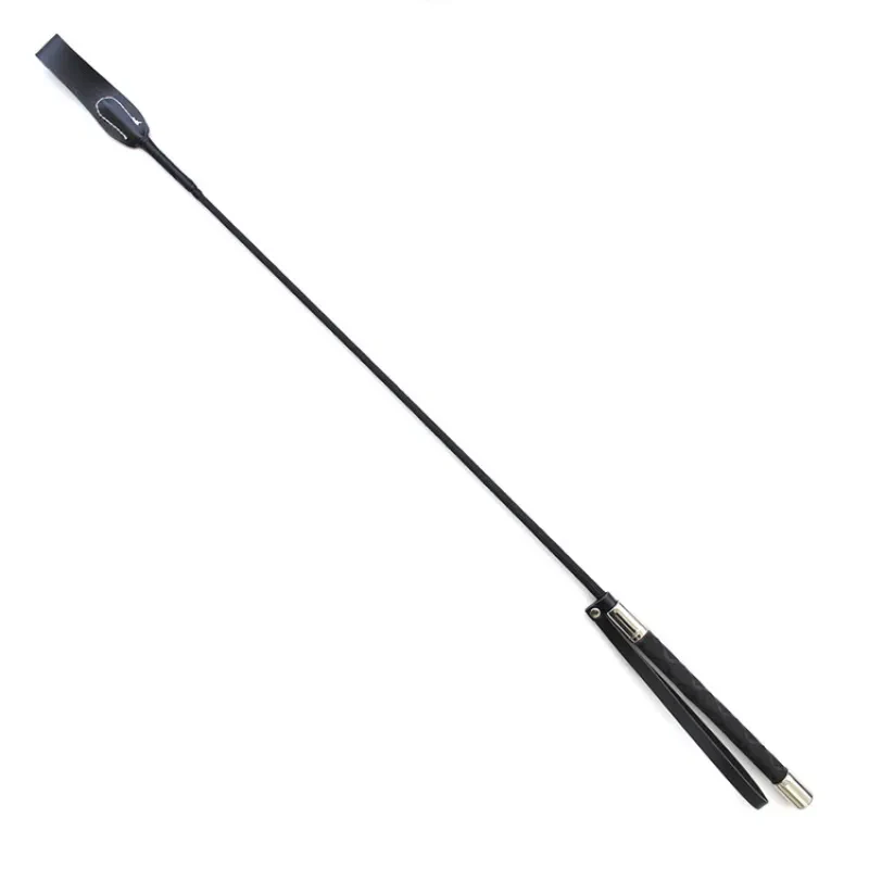 PU Leather Horse Riding Whip – 70cm Straight Equestrian Whip with Non-Slip Handle