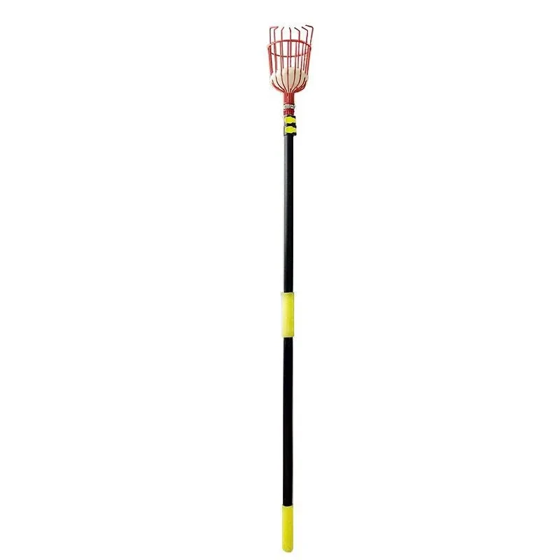 High-Altitude Retractable Fruit Picker Tool – Garden Hardware Attachment for 28–30mm Poles