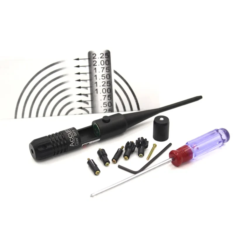 Laser Aiming Device Target Set – Red Laser Bore Sighter Calibrator