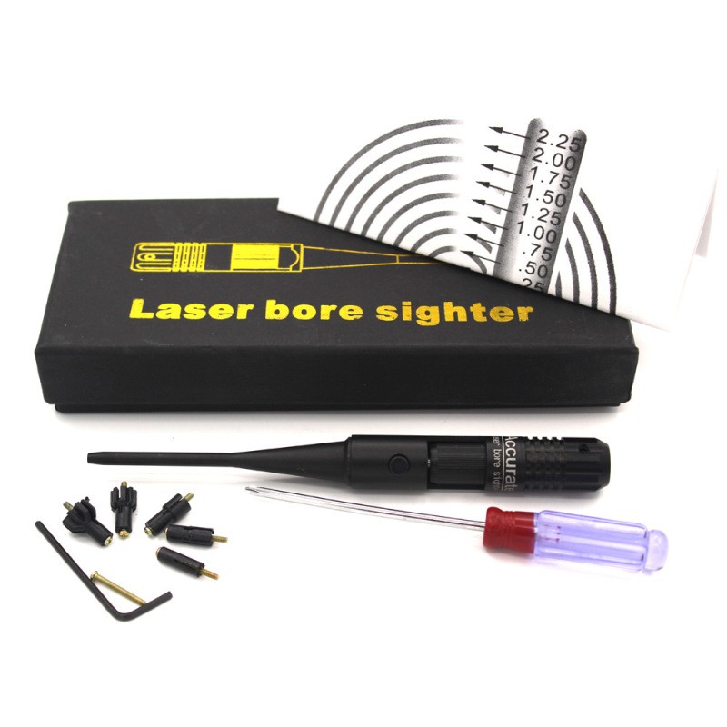 Laser Aiming Device Target Set – Red Laser Bore Sighter Calibrator