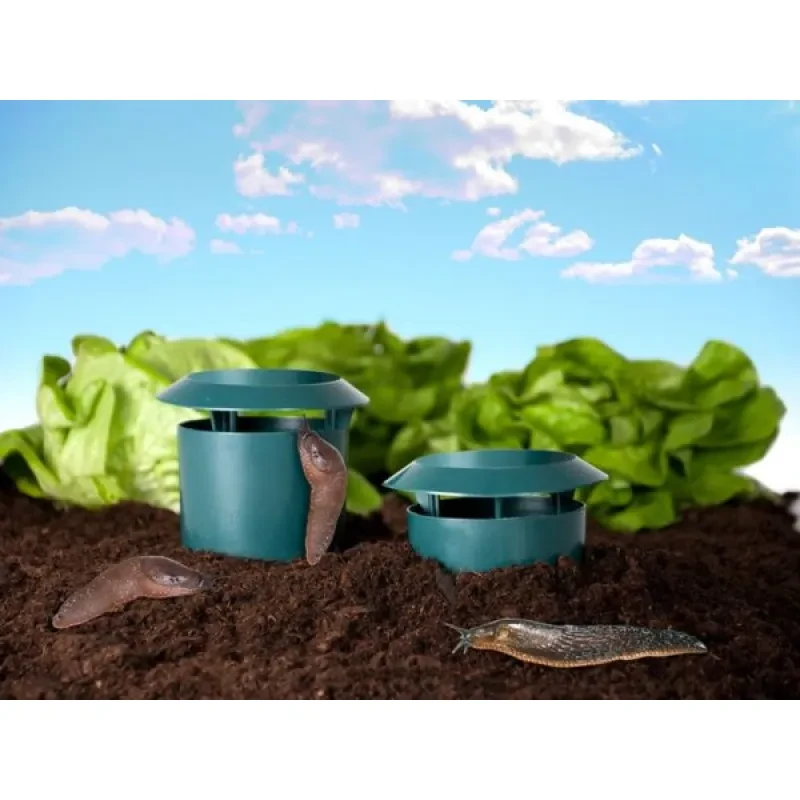 Garden Snail Trap – Eco-Friendly Plastic Snail Catcher for Vegetable & Flower Gardens