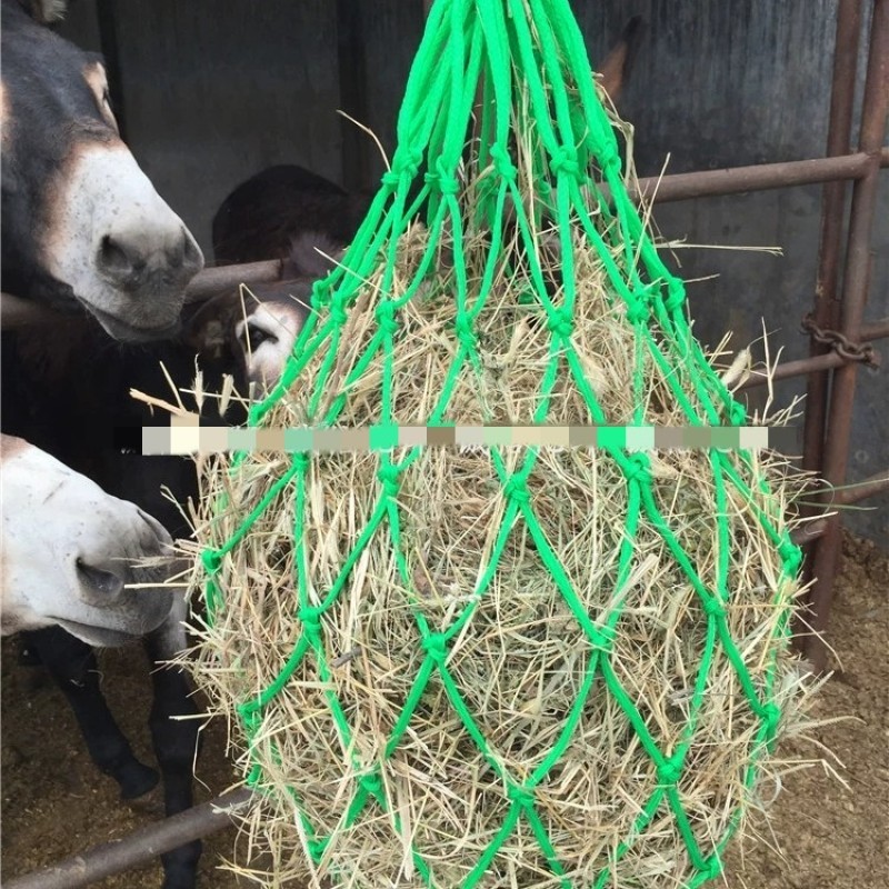 Forage Pocket Horse Feed Bag – Durable Haystack Grass Net Bag for Stable & Pasture Feeding
