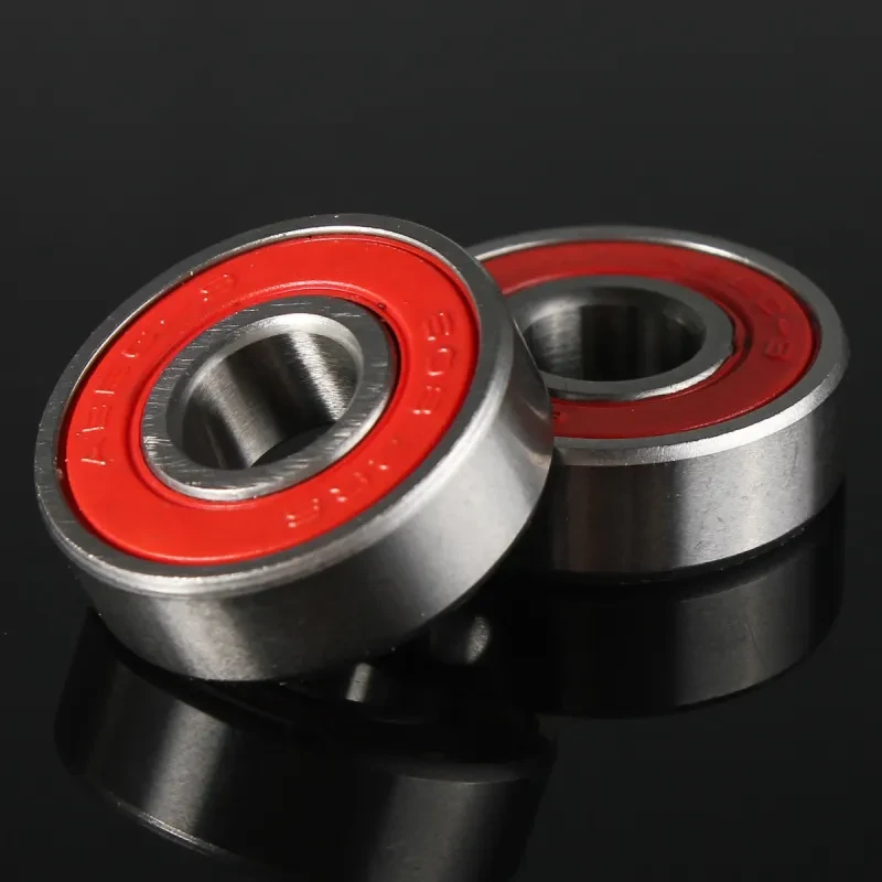 ABEC 9 Skateboard Bearings – 10PCS Anti-Rust Red In-Line Wheel Bearings