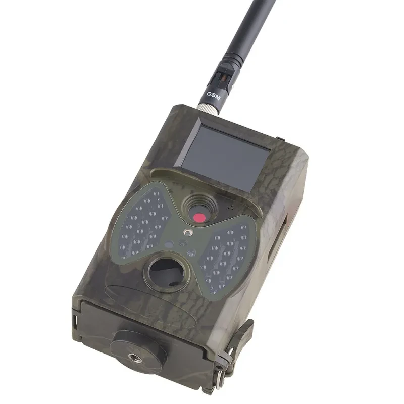 Anti-Theft Infrared Night Vision Solar Surveillance Camera with TF Card Slot & LCD Screen
