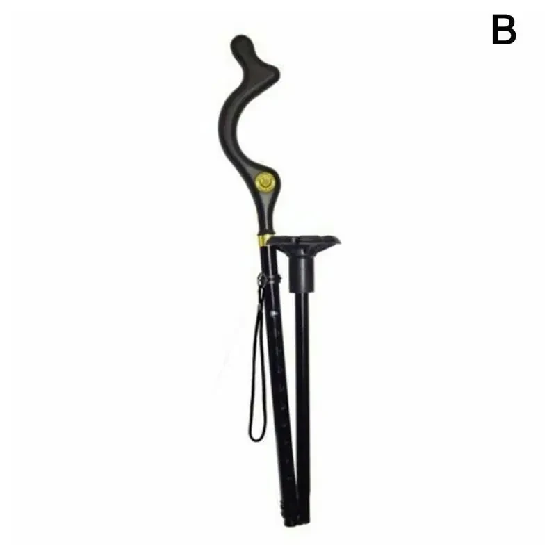 Revolutionary Collapsible Walking Cane with Ergonomic Upright Handle – Adjustable Posture Support Stick