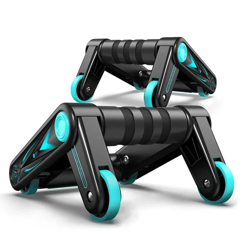 Abdominal Muscle Wheel - Foldable Home Fitness Roller for Core & Strength Training