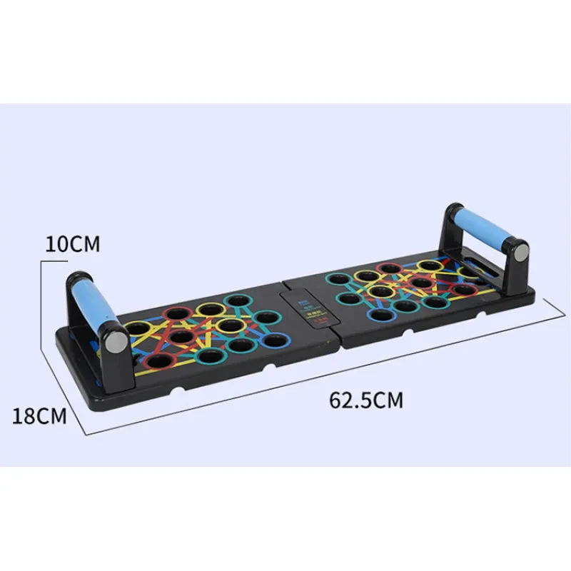 Push Up Support Training Board - Multi-Angle Foldable Push-Up System with 24 Position Options