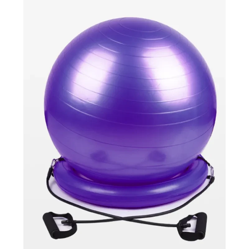 Explosion-Proof Yoga Ball Fixed Base – With Dual Handles for Stability & Core Balance