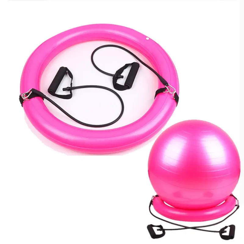 Explosion-Proof Yoga Ball Fixed Base – With Dual Handles for Stability & Core Balance