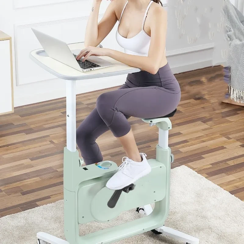 Compact Magnetic Desk Exercise Bike – Silent Upright Home & Office Fitness Cycle