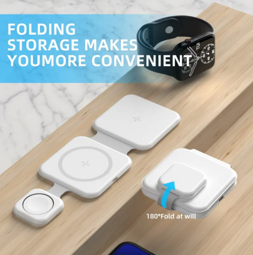 3-in-1 Foldable Wireless Charging Station