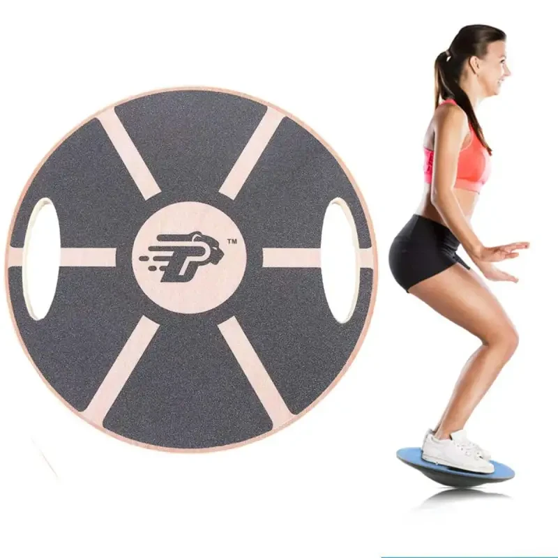 Wooden Octagonal Balance Trainer Board – Twist Fitness Tool