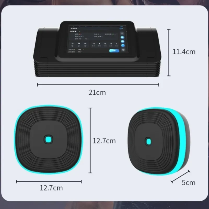 Home Smart Split Bluetooth Music Boxing Target – Interactive Wall-Mounted Reflex Trainer
