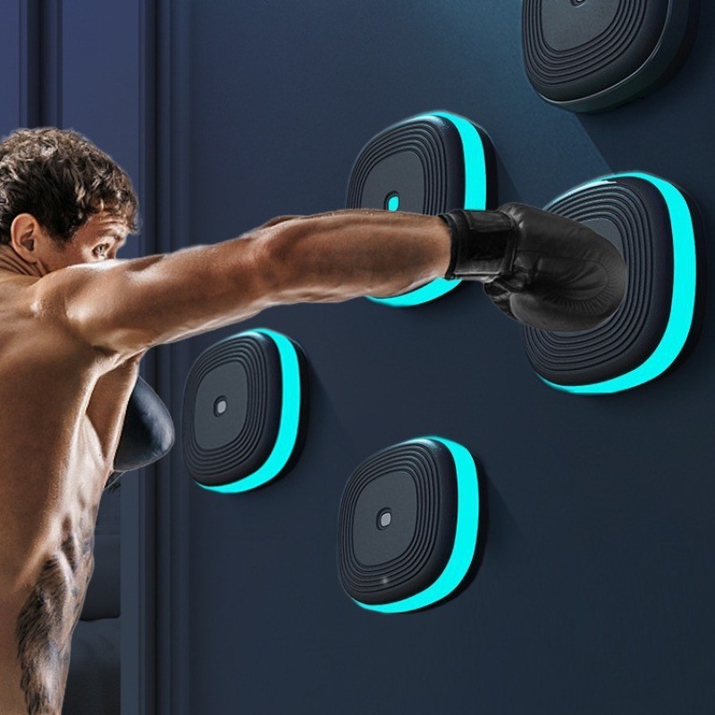 Home Smart Split Bluetooth Music Boxing Target – Interactive Wall-Mounted Reflex Trainer