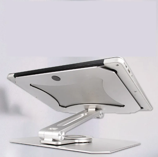 Adjustable 360° Rotating Laptop Stand–Foldable Aluminum Laptop Riser (11-17.3")