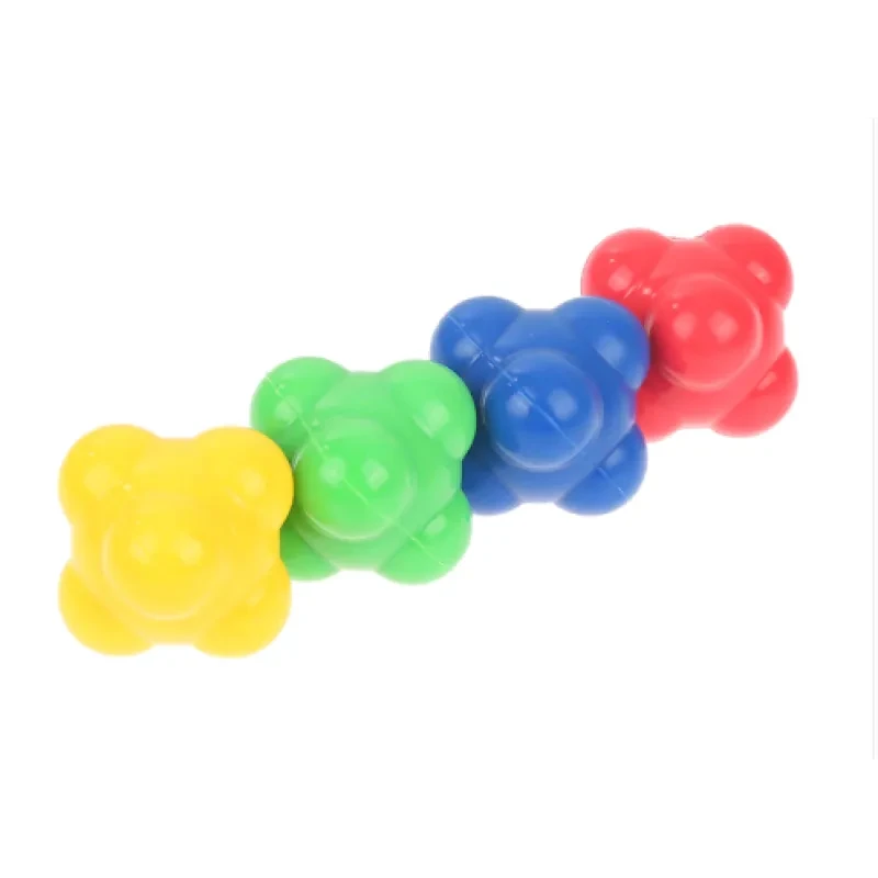 Hexagonal Reaction Ball – Agility & Reflex Training Tool for Basketball, Baseball & Fitness