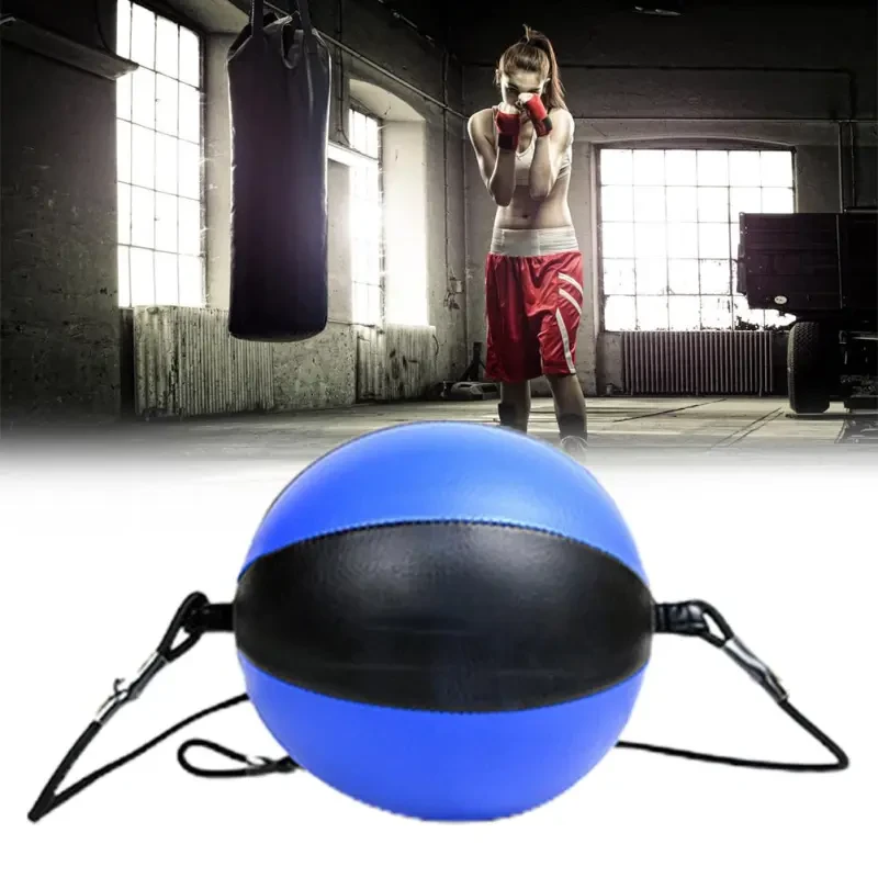 Home Hanging Pear Shape Boxing Ball – PU Leather Speed Ball for Reflex & Fitness Training