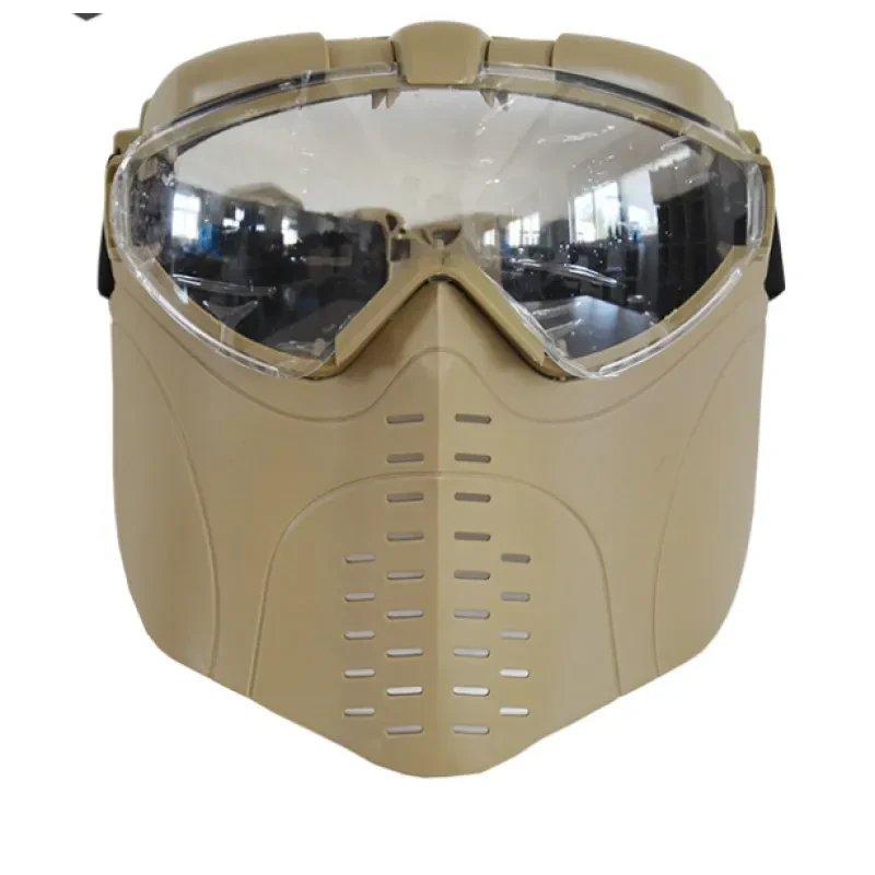 MARUI Tactical Airsoft Full Face Mask – Anti-Fog Electric Ventilated Gas Mask for Protection & Combat Play