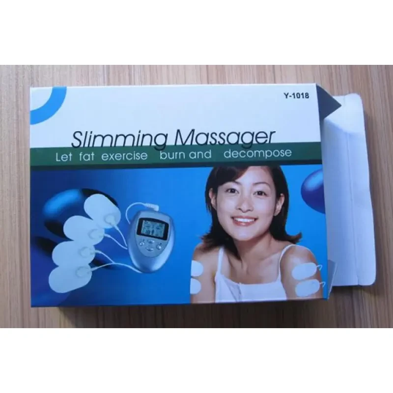 4 Pads Full Body Muscle Stimulator – Electric Slimming & Fat Burner EMS Massager