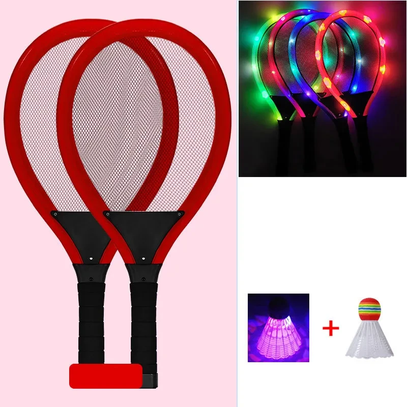 LED Badminton Racket – Glowing Light-Up Toy for Kids