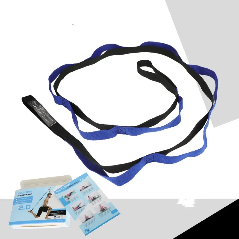 Chrysanthemum Yoga Stretch Strap – Flexibility & Massage Belt