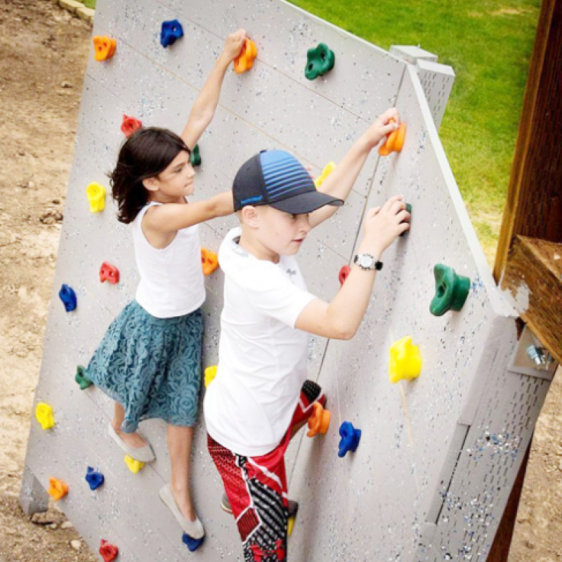 Plastic Climbing Rock Holds – 10pcs Wall Grip Set for Kids & Adults