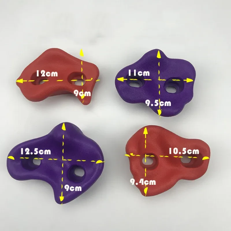 Plastic Climbing Rock Holds – 10pcs Wall Grip Set for Kids & Adults