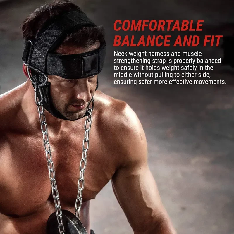 Neck Strength Trainer – Weight-Bearing Neck Harness for Muscle Building & Fitness