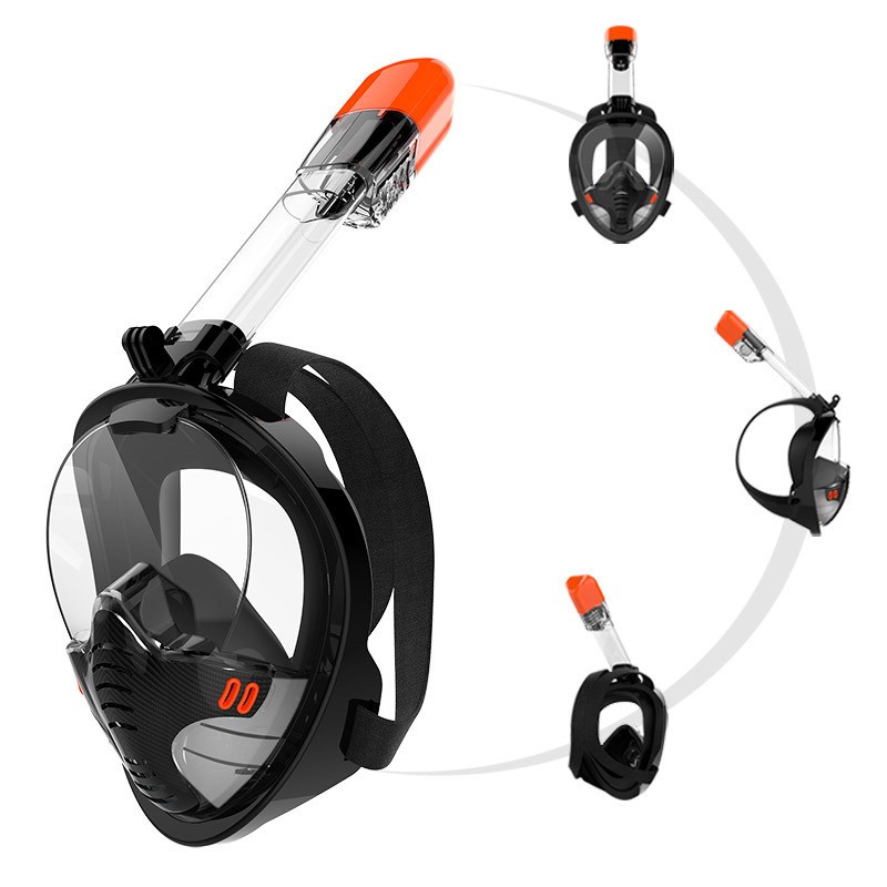Full Dry Snorkeling Mask – Anti-Fog Diving Face Cover