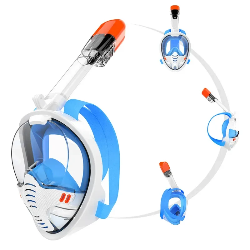 Full Dry Snorkeling Mask – Anti-Fog Diving Face Cover