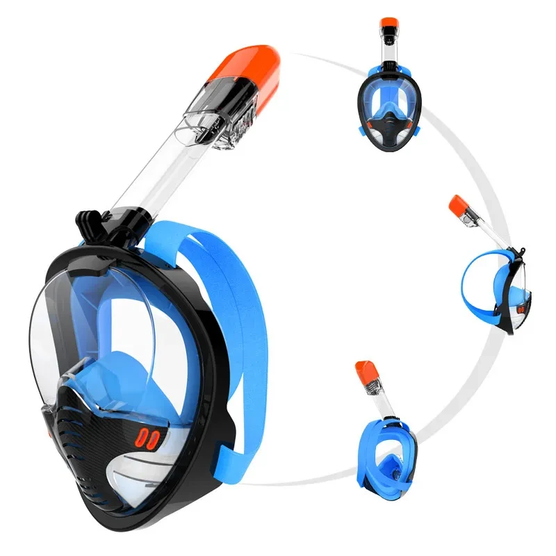 Full Dry Snorkeling Mask – Anti-Fog Diving Face Cover