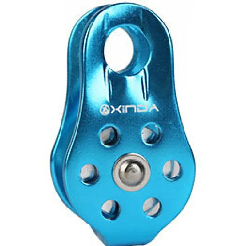 Aluminum Alloy Climbing Pulley – Single Rope Hoisting Gear