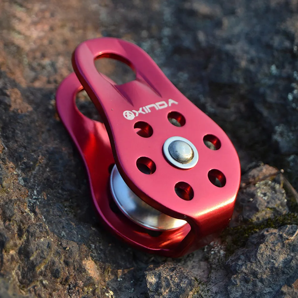 Aluminum Alloy Climbing Pulley – Single Rope Hoisting Gear