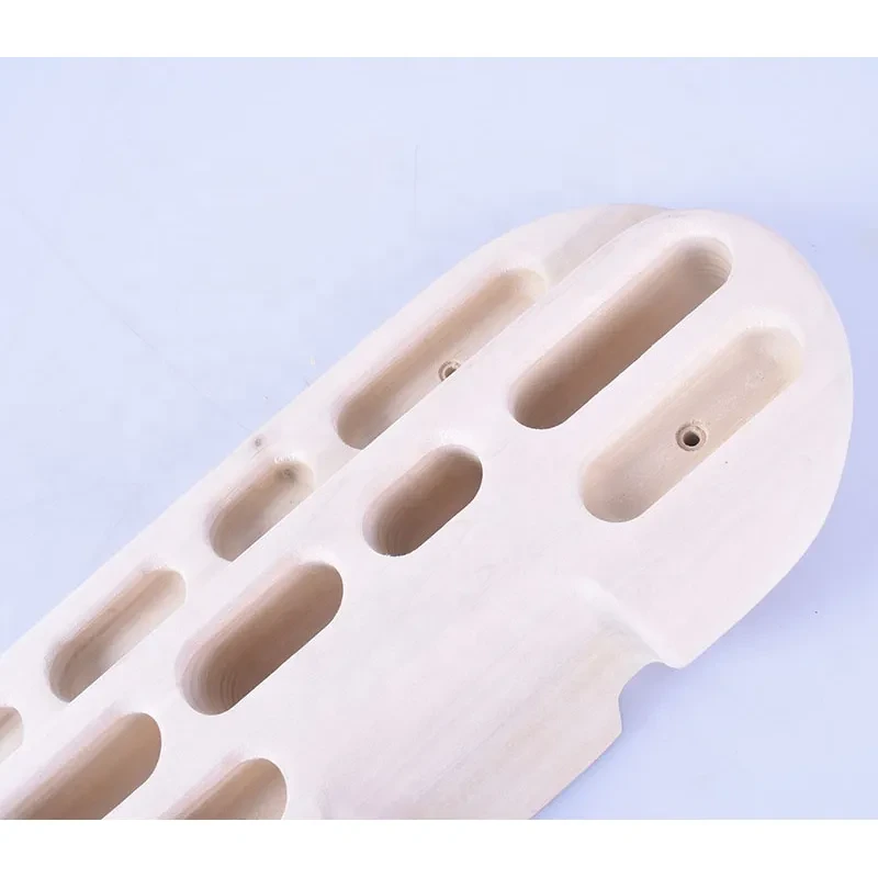 Wooden Climbing Training Board – Indoor Fitness Hangboard