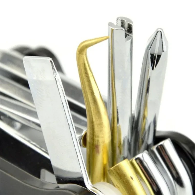 13 in 1 Stainless Steel Diver Tool Set – Compact Repair Kit