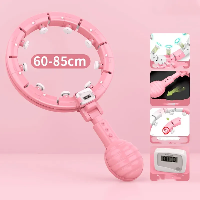 Smart Weighted Hula Hoop – Adjustable Waist Trimmer with Counter