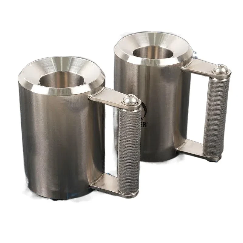 Stainless Steel Dumbbell Cup Overweight 8kg – Heavyweight Fitness-Inspired Drinking Mug