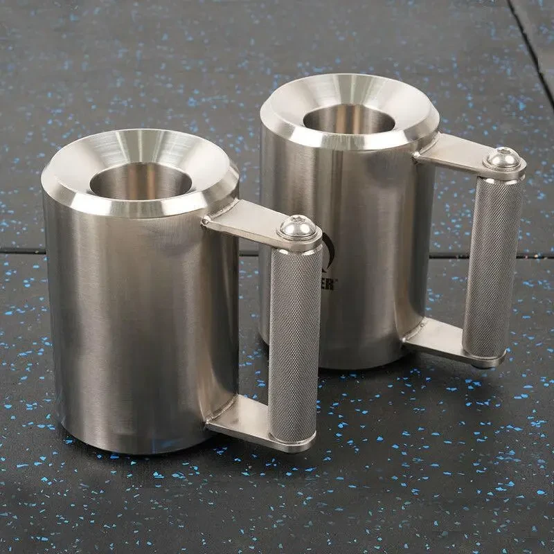 Stainless Steel Dumbbell Cup Overweight 8kg – Heavyweight Fitness-Inspired Drinking Mug